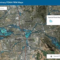 FEMA preliminary flood map
